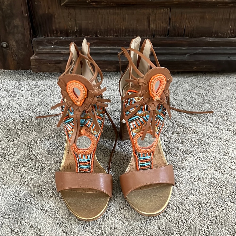 Fabulous Beaded Sam Edelman heels